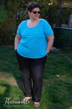 Nähbeispiel Tapered Hose Paula lillesol women No. 62